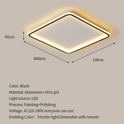 Modern Ultrathin LED Ceiling Lamp