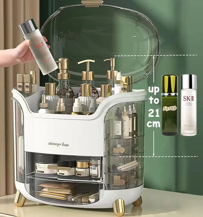 Cosmetics Storage Box Makeup Display Shelf Desktop Dressing Table Jewelry Organizer Box Bathroom Lipstick Skin Care Product Rack