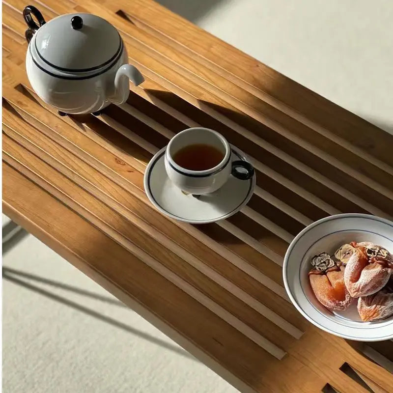 Scandinavian Solid Wood Bench Vintage