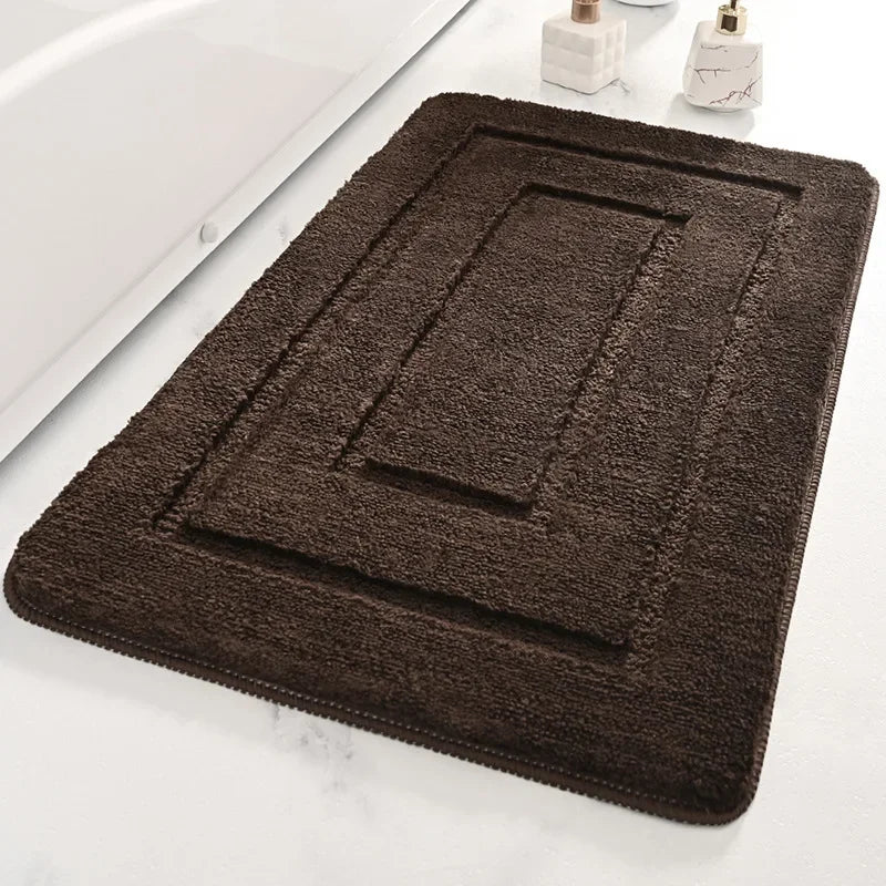 Bathroom Rug Microfiber Shaped Absorbing