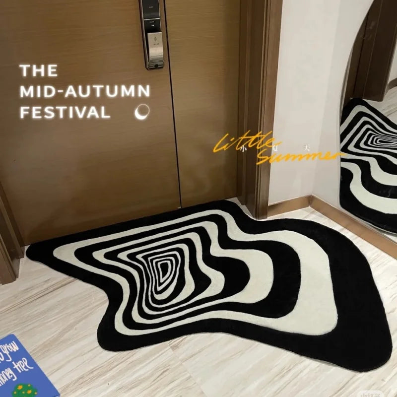 Modern Irregular Carpet Living Room