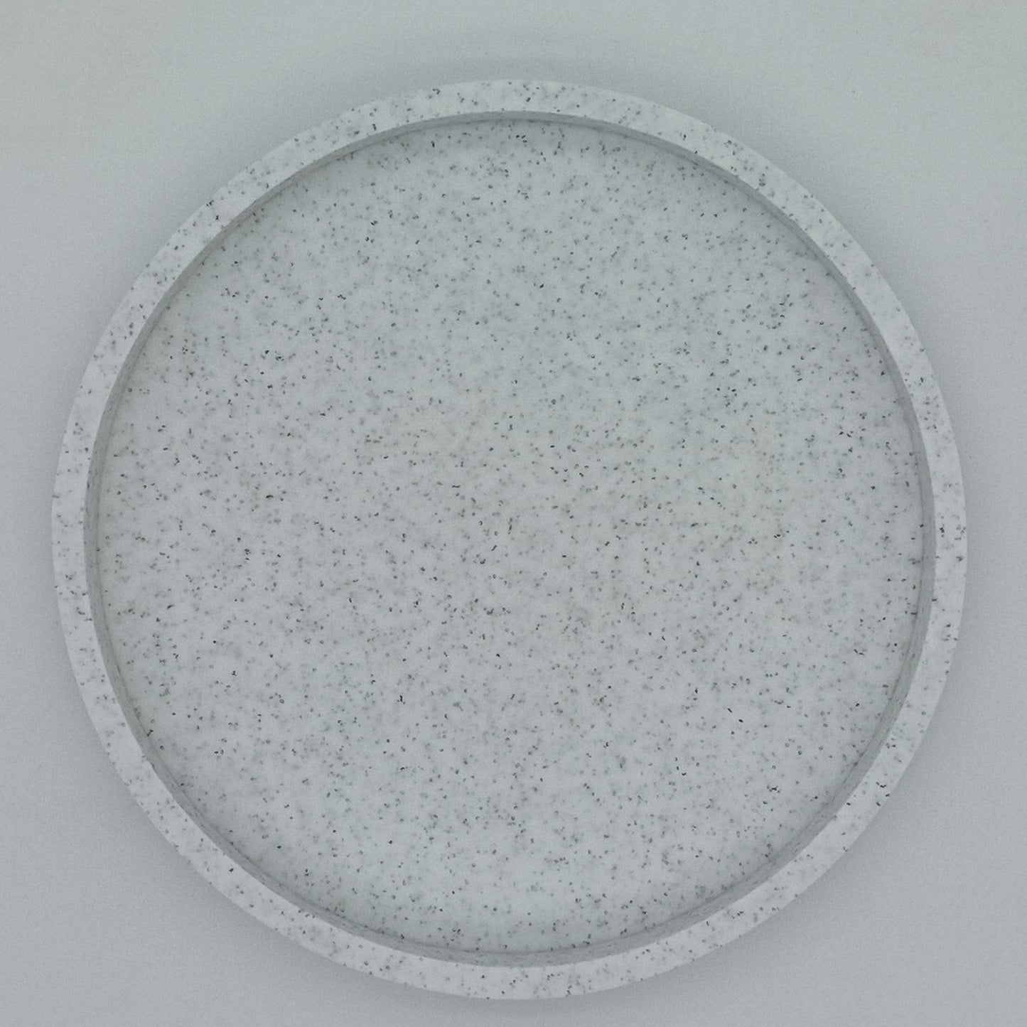 A Round Bathroom Tray Decorative Dressing Table Tray Silicone Soap Rack Kitchen Countertop Storage Rack Coffee Table Decoration for Candles, Perfumes, Plants - Decorative Tray