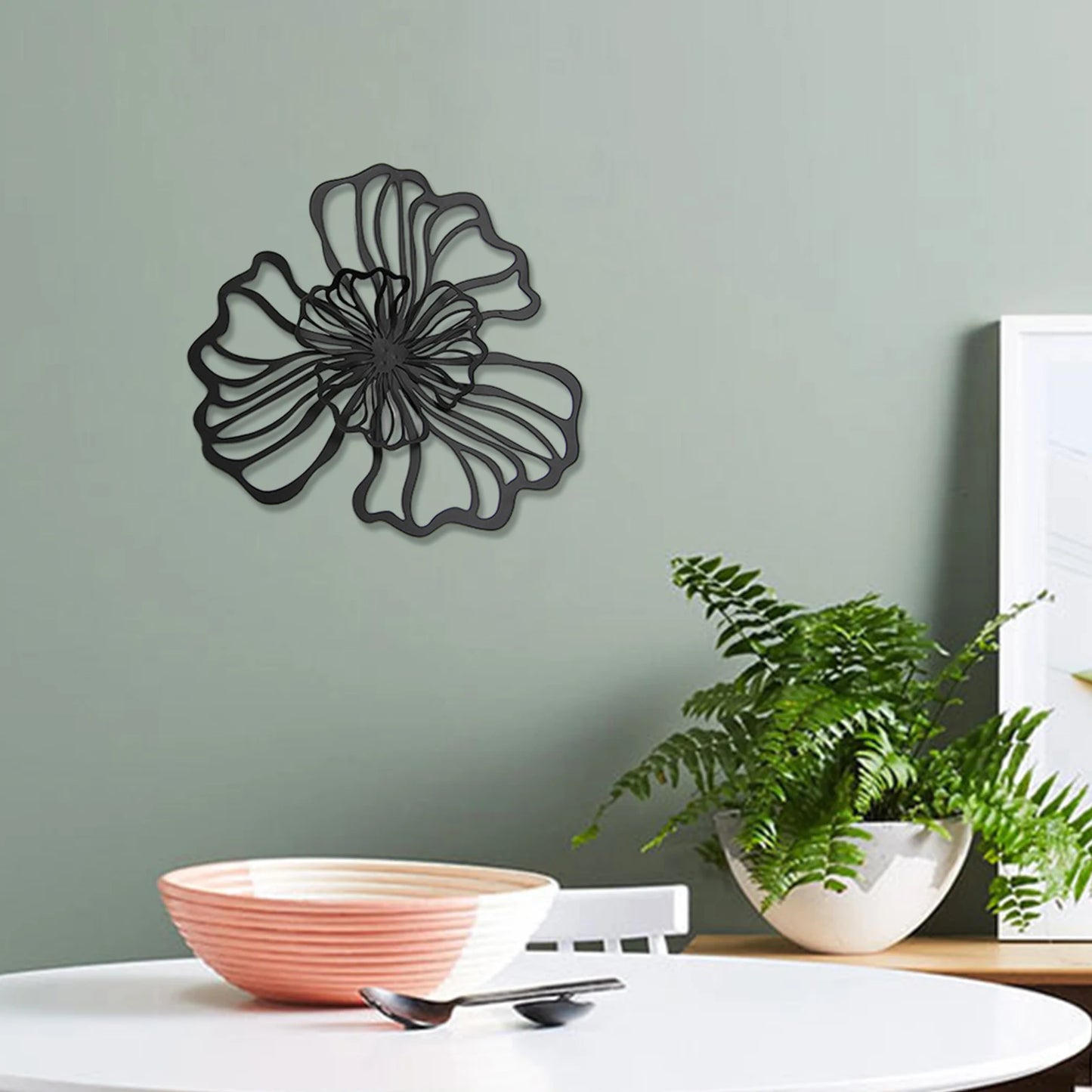 Wall Decoration Flower Metal Art