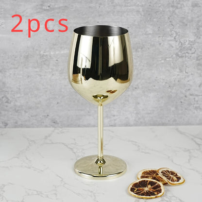 Steel Wine Glasses
