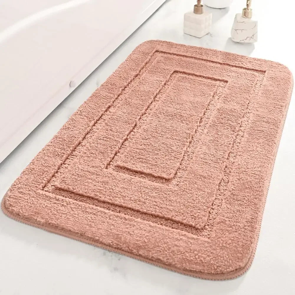 Bathroom Rug Microfiber Shaped Absorbing