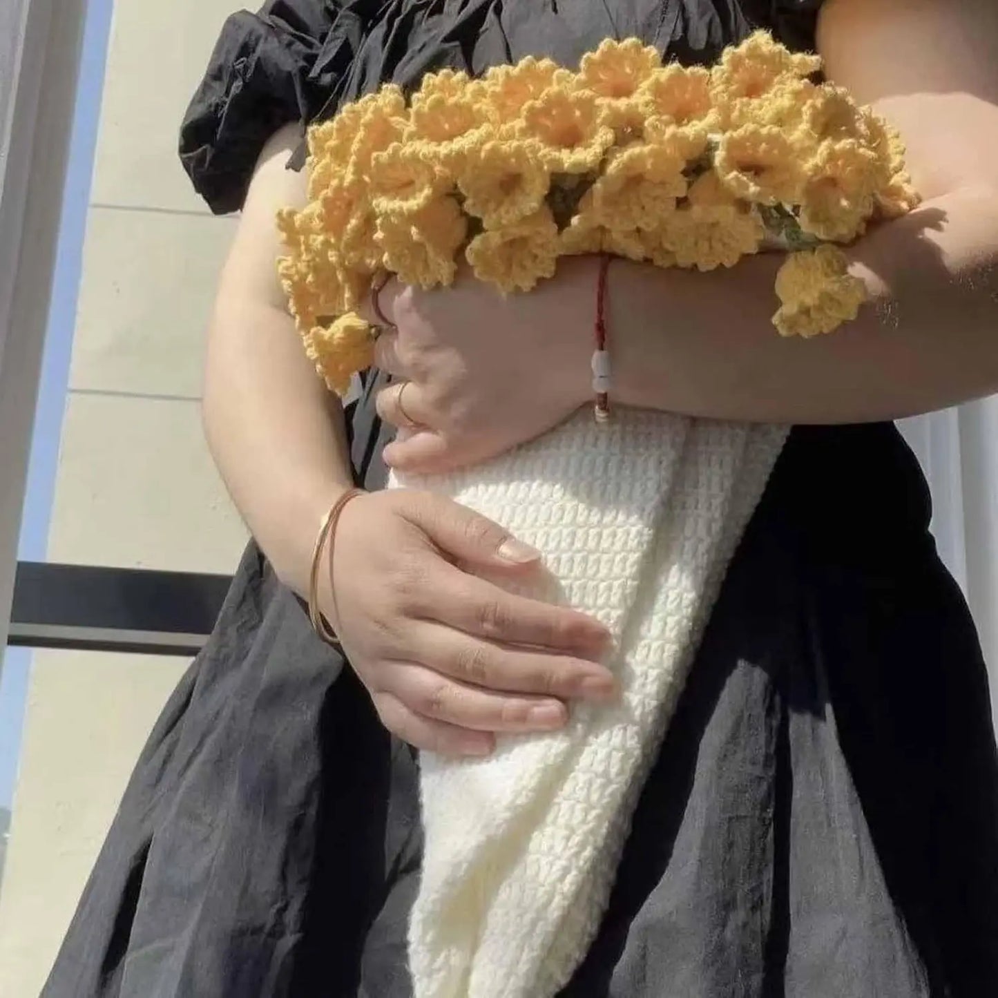 Bouquet Blanket Crochet Handmade