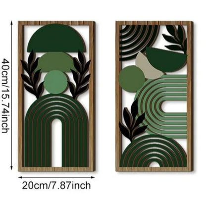 Hollow Wooden Hanging Board Wall Decoration