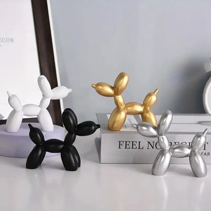 Style Balloons Puppy Statues