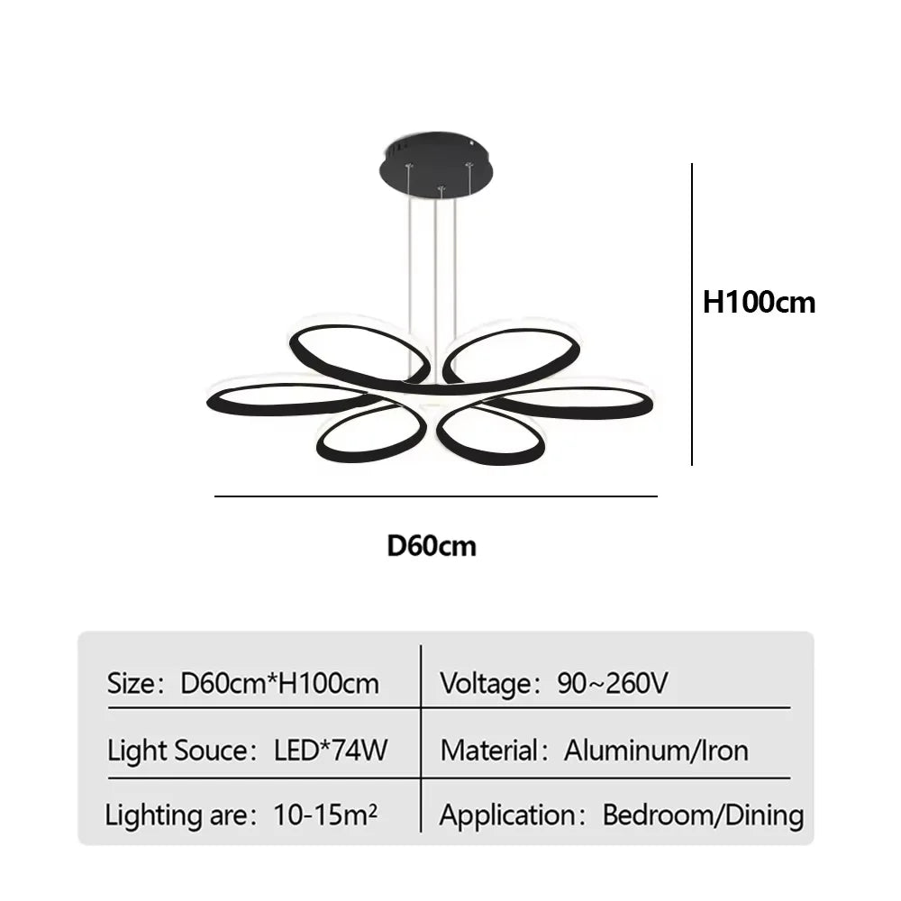 Modern LED Ceiling Lamp Aluminum