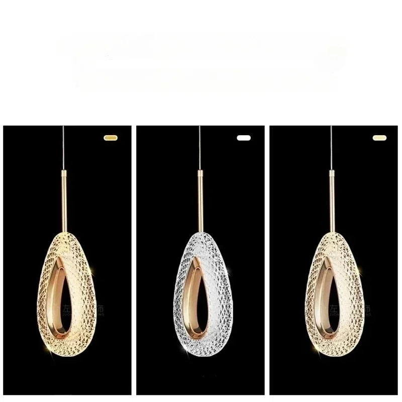 Nordic Luxury Crystal Pendant Light