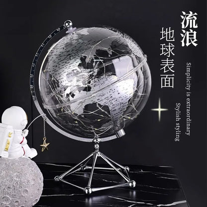 Golden Globe Factory Earth HD Globe Club, 20cm students teach transparent globes. Indoor decoration gifts.