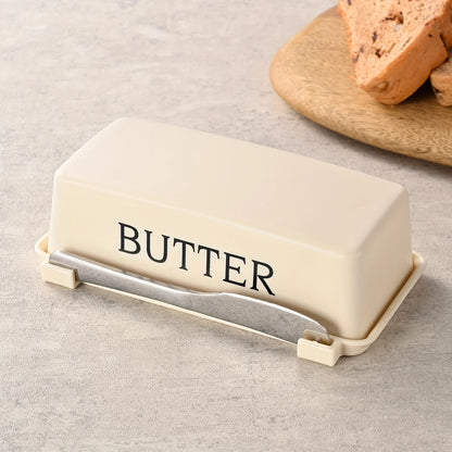 Butter Dish with Knife