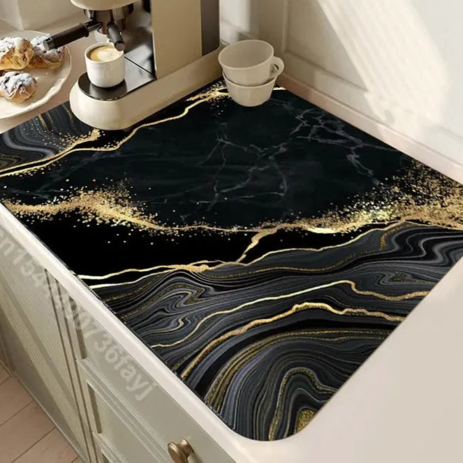 Absorbent Tableware Dish Drying Mat Kitchen