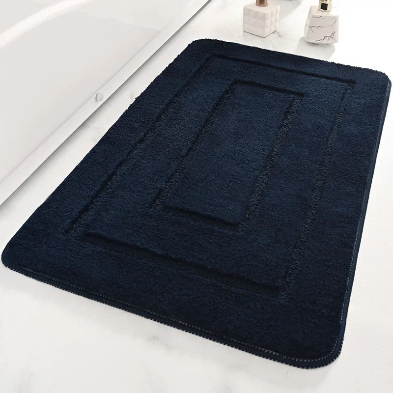 Bathroom Rug Microfiber Shaped Absorbing