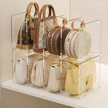 Handbag and wallet storage rack