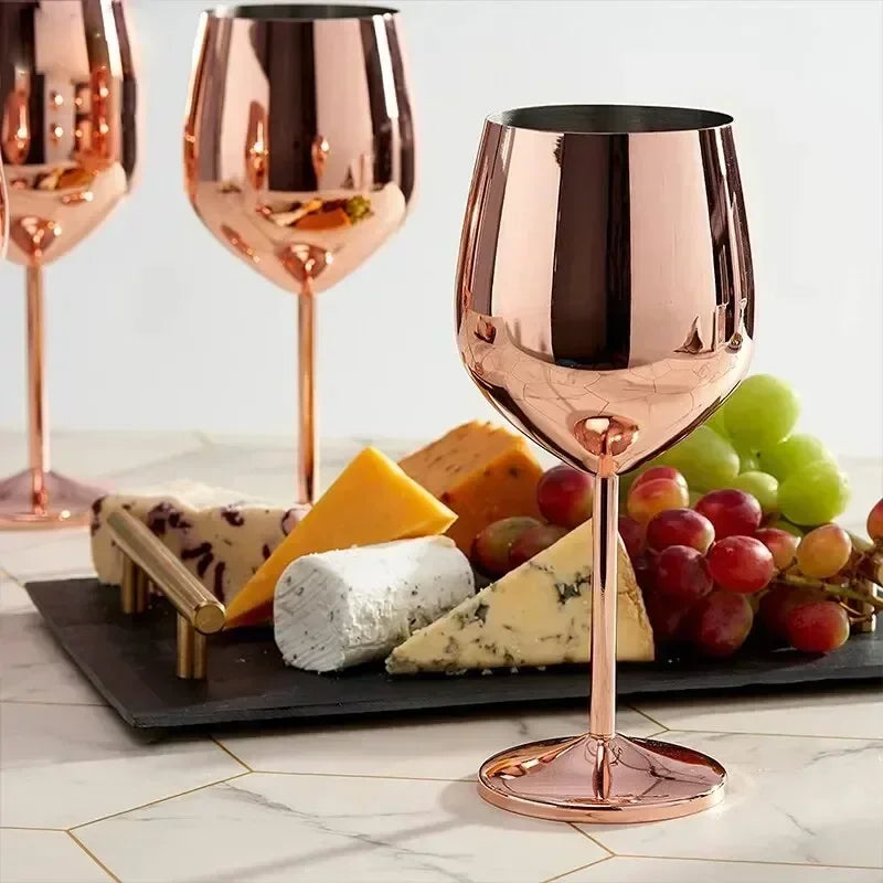Steel Wine Glasses