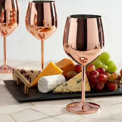 Steel Wine Glasses