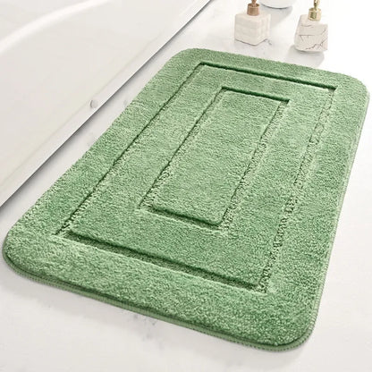 Bathroom Rug Microfiber Shaped Absorbing