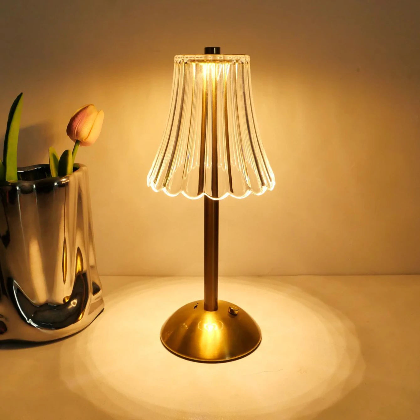 Crystal Retro Table Lamp