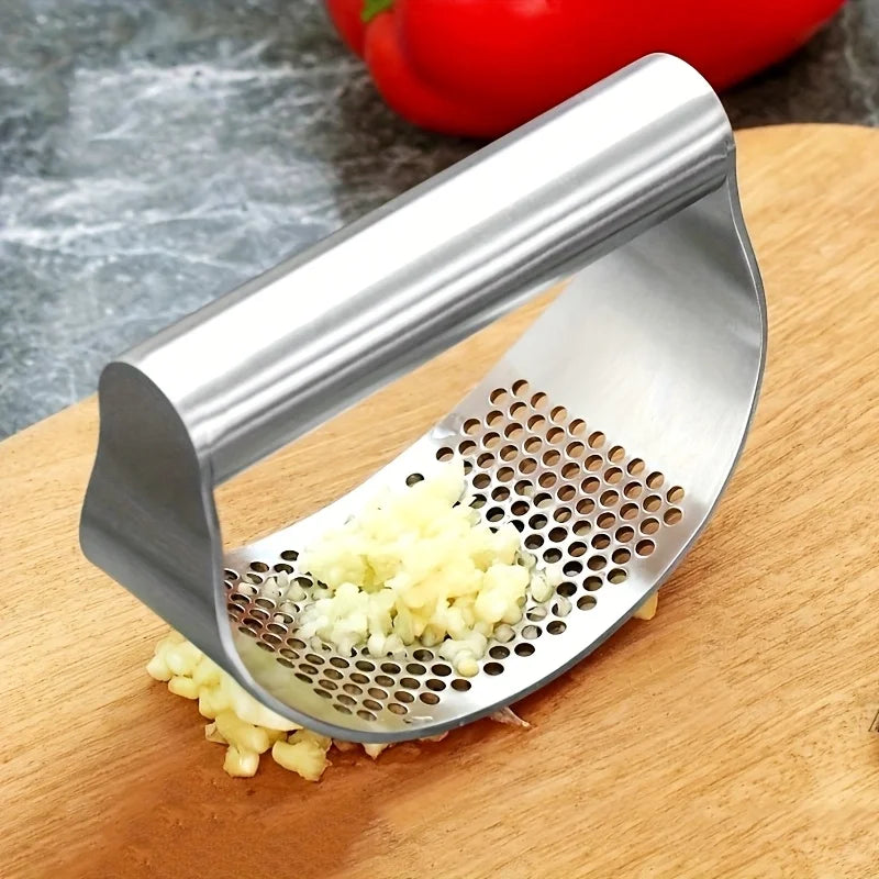 Stainless Steel Garlic Press
