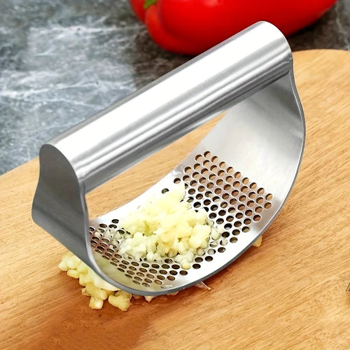 Stainless Steel Garlic Press