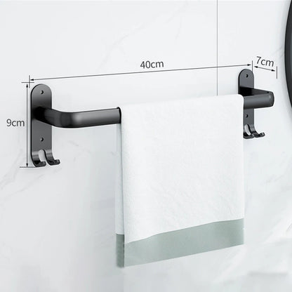 Bathroom Towel Rack 3 Layers No Drill Towel Holder Shower Rack Aluminum alloy Storage Shelf  Bathroom Accessories