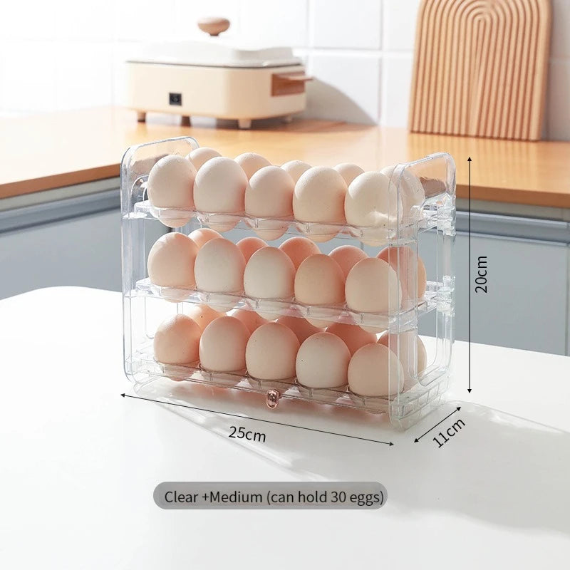 Large Capacity Egg Holder for Refrigerator