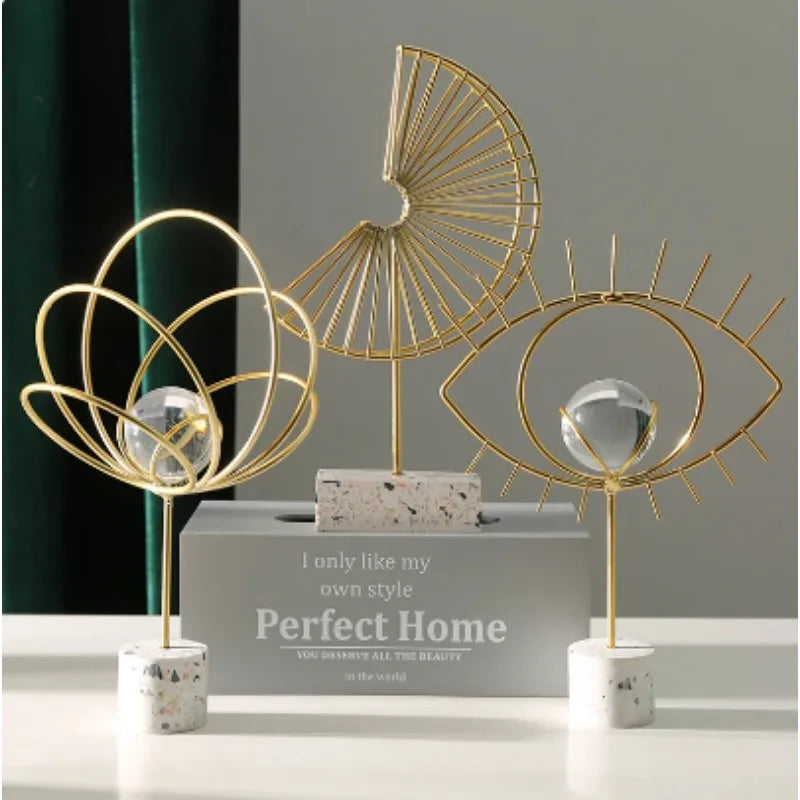 Nordic Simple Metal Abstract Art