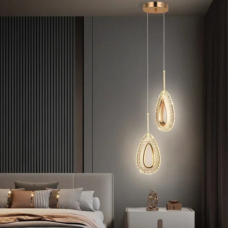 Nordic Luxury Crystal Pendant Light