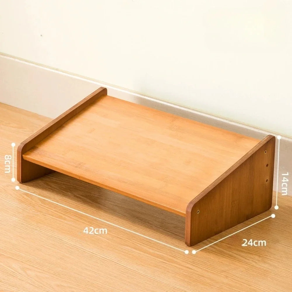 Office Footstool Bamboo
