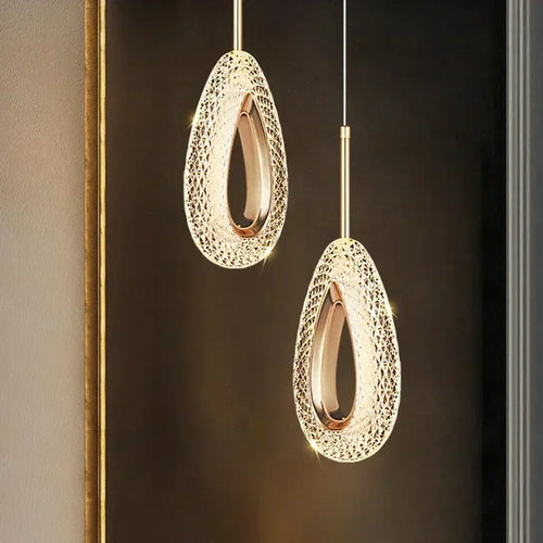 Nordic Luxury Crystal Pendant Light