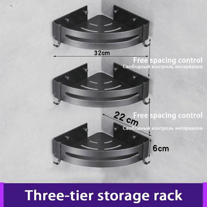 No Drill 1/3 PCS Bathroom Shelf, Storage Organizer Shower Caddy, Strong Adhesive Wall Corner Organizer for Shampoo Towel Storage