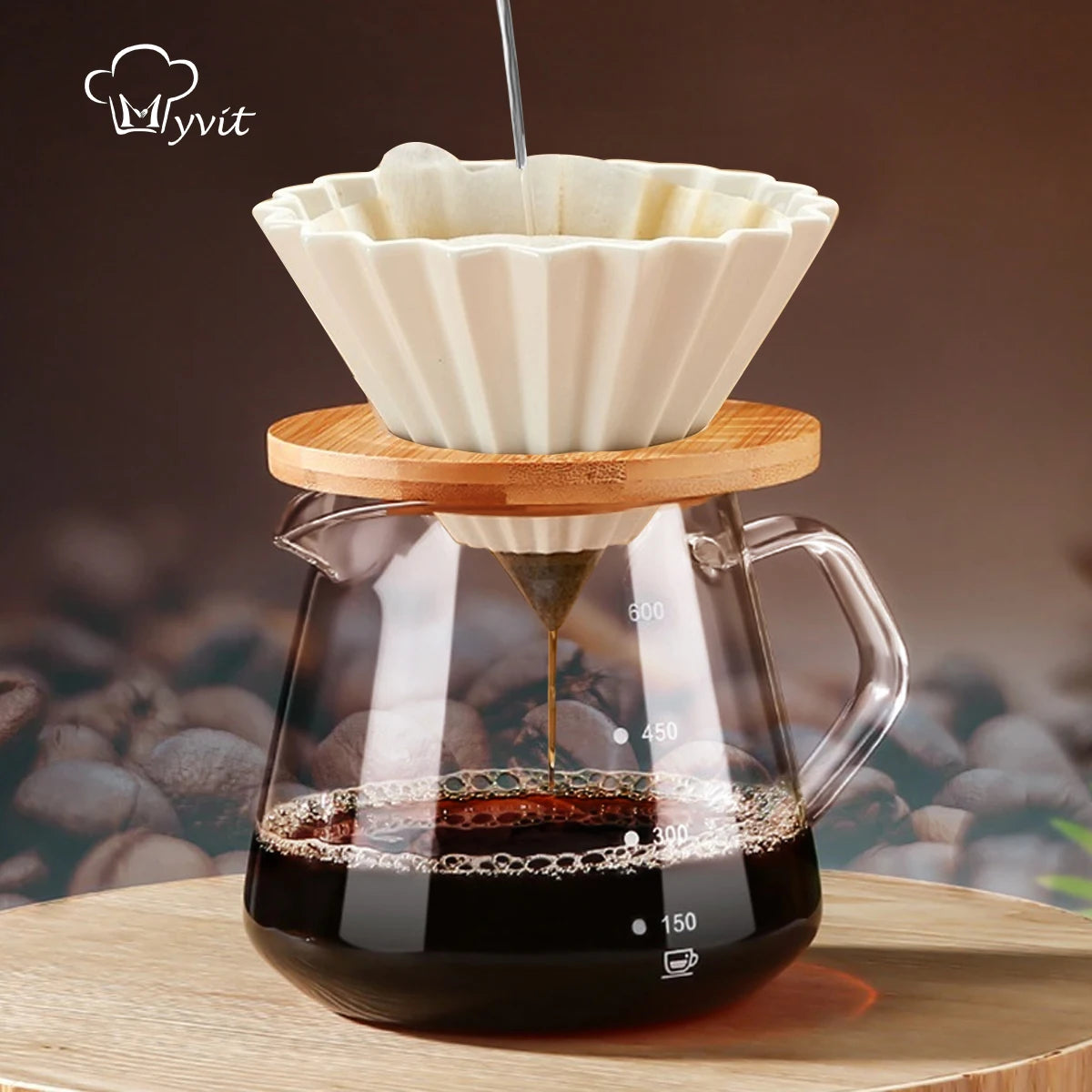 Glass Coffee Brew Pot