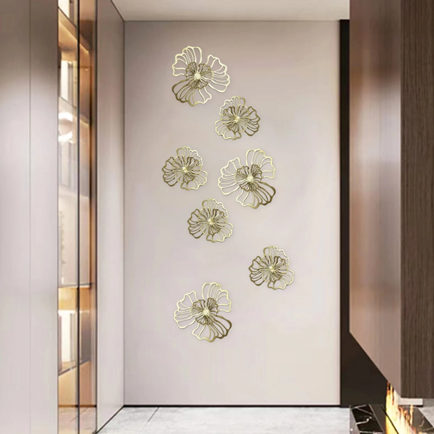 Wall Decoration Flower Metal Art