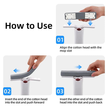 Portable Mini Self Squeeze Cleaning Mop