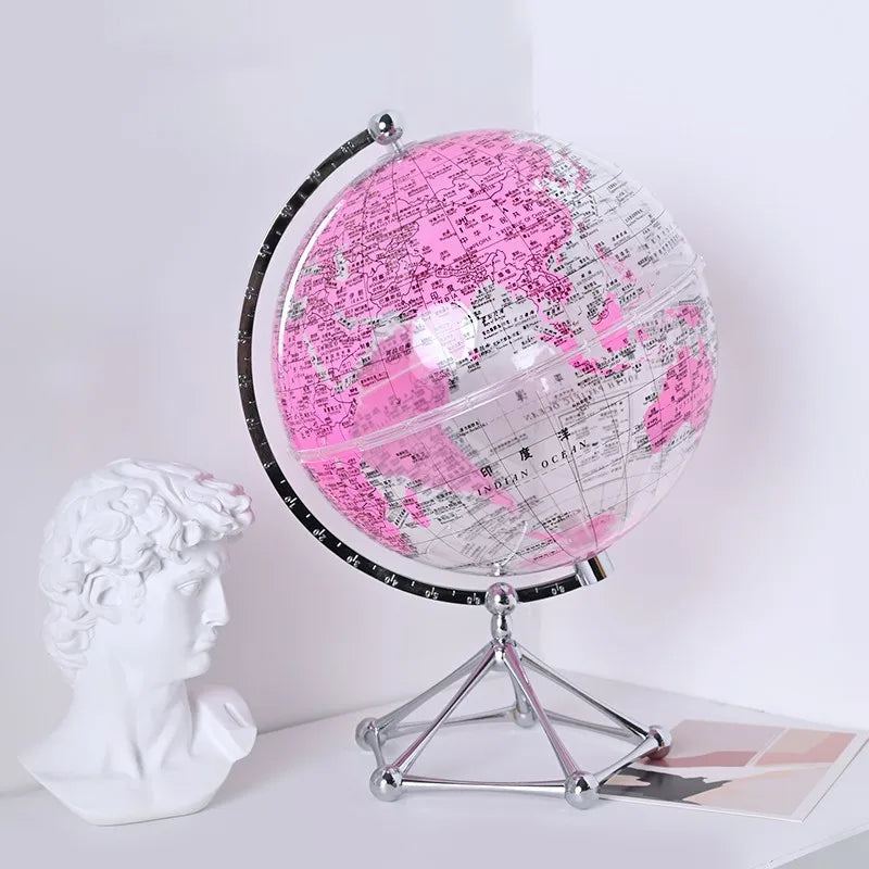 Golden Globe Factory Earth HD Globe Club, 20cm students teach transparent globes. Indoor decoration gifts.