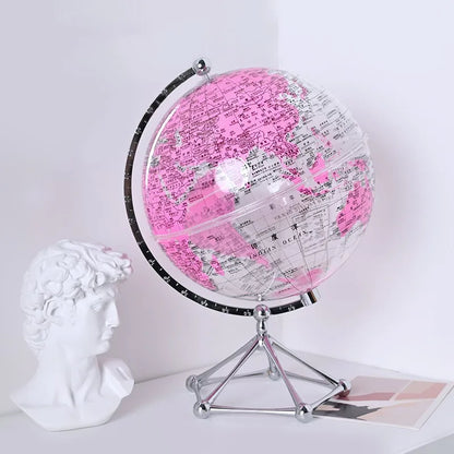 Golden Globe Factory Earth HD Globe Club, 20cm students teach transparent globes. Indoor decoration gifts.