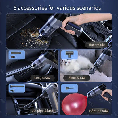 Mini Car Vacuum Cleaner Wireless