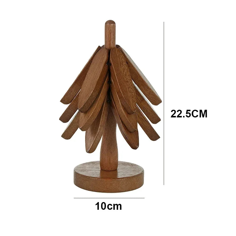 Tree Design Stand Wooden Decorative