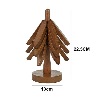 Tree Design Stand Wooden Decorative