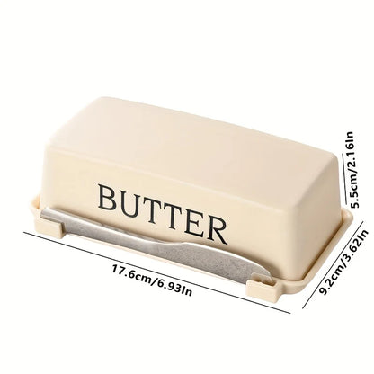 Butter Dish with Knife
