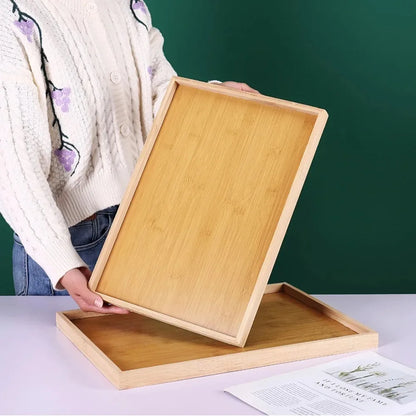 Household Kitchen Plate Bamboo