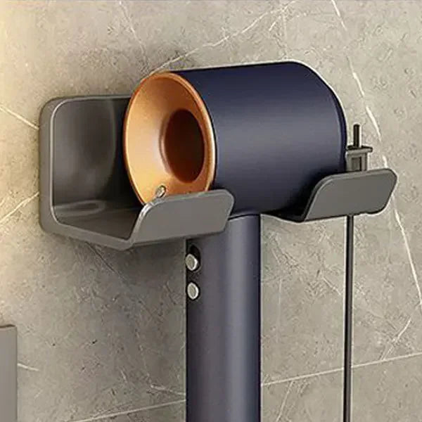 2025 New Hair Dryer Holder Wall Dryer Cradle Straightener Stand Organizer Box Toilet Blower Holder Shelf Bathroom Accessories