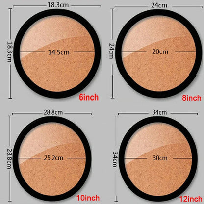 Round Wooden Picture Frames