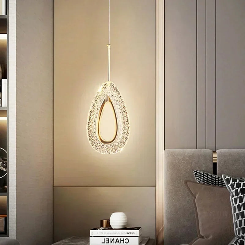 Nordic Luxury Crystal Pendant Light