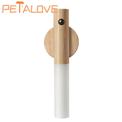 Motion Sensor LED Night Light Rechargeable Wall Sconces Magnetic Wall Lights Wooden Wall Lamp for Bedroom Stair Table Cabinet