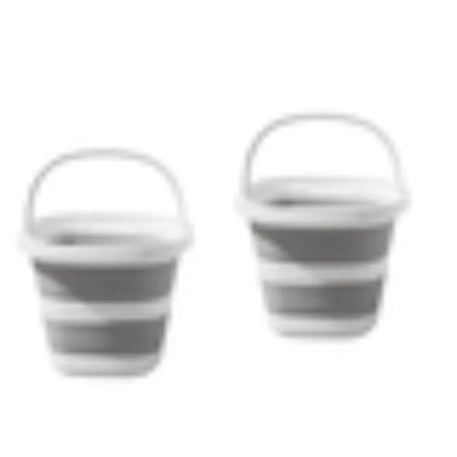 Versatile Folding Water Bucket with Handle for Home and Outdoor Use - Collapsible Fishing Pail for Portable Storage