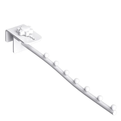 Wall Mount Clothes Hanger Dormitory Bedside Clothes Drying Rack Window Space Saving Closet Organizer for Bedroom Clothing Stores