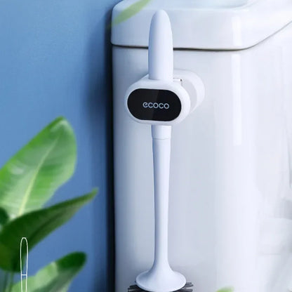 Strong Adhesive Mop Broom Holder Wall Mount - No Drill Bathroom Storage Rack, Heavy Duty Waterproof Hook for Cleaning Tools