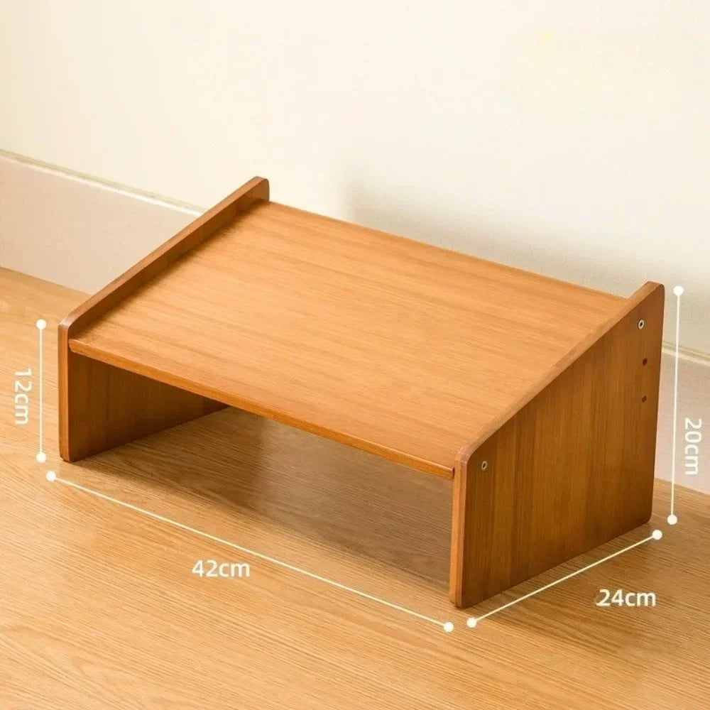 Office Footstool Bamboo